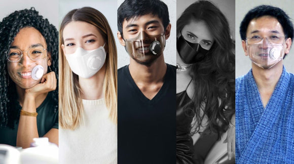 XC99 All-Purpose Face Mask with Filtering Facepiece.  Fashionable and allows for Face ID unlock.